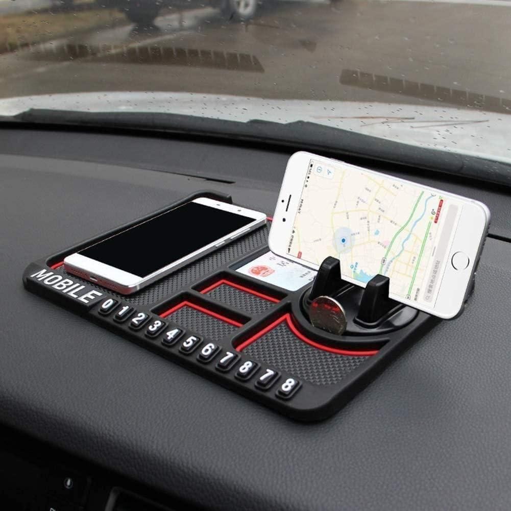 HSR Car Accessories Multifunction Phone GPS Holder Anti-Slip Silicone Pad and Car Mobile Holders for Car Dashboard.
